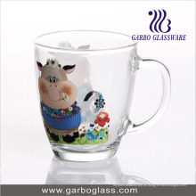 Kundengebundener Entwurfs-Geschenk Mokka-Glasbecher für Kaffee oder Milch